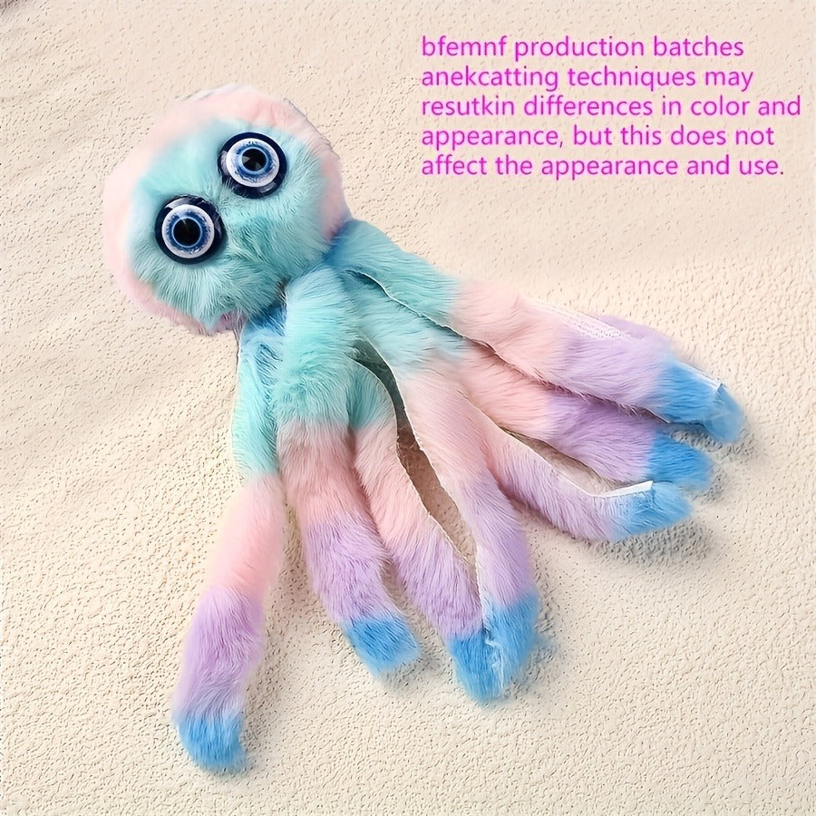 Cat Kick Toy Octopus 5-Pack – Cute Stuffed Chew & Kick Plush Toy for Indoor Cats, Teaser Wand Replacement Heads, Colorful Catnip-Style Interactive Cat Toy Set - product image 14