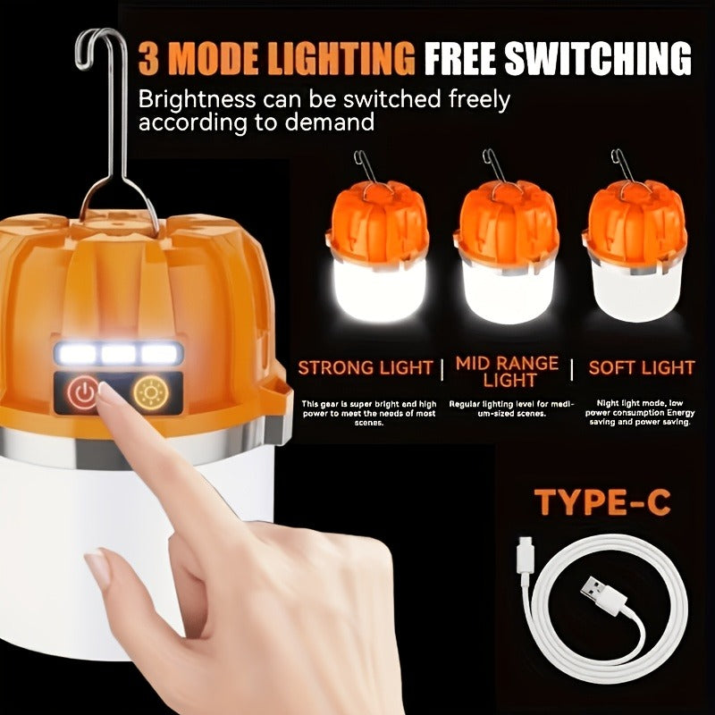 Rechargeable LED Camping Lantern with Power Bank USB Outdoor Hanging Tent Light Built-in Battery Emergency Lamp for Camping BBQ Hiking Patio Backpacking - product image 9