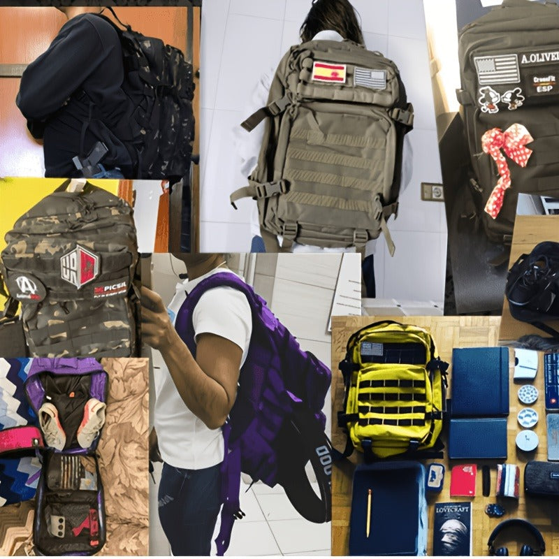 Tactical Backpack 45L | Military Rucksack for Men Women Hiking Camping Emergency 3-Day Bug Out Bag