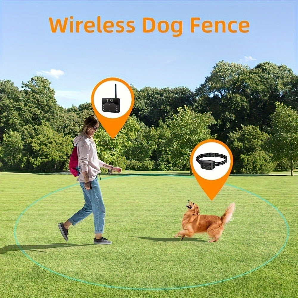 Wireless Dog Fence System with Remote Training Collar – 2.4GHz 800ft Range, 9-Level Adjustable, Containment System for Small Medium Large Dogs, 1/2/3 Dogs - product image 11