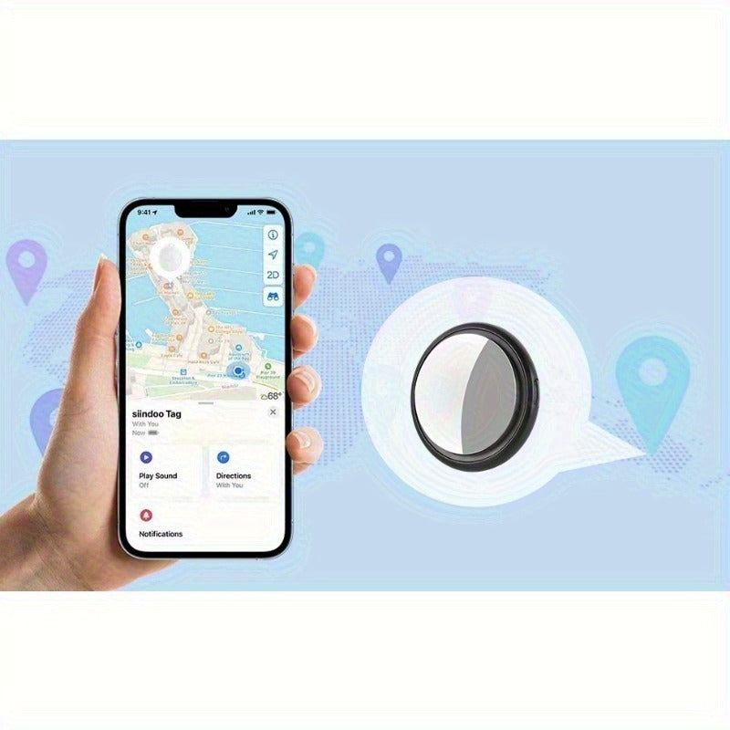 Wireless Smart Item Tracker Tags 2 Pack | Bluetooth Item Finder Compatible with Find My App (iOS), Replaceable Battery, Silicone Case Included, Lightweight - product image 13