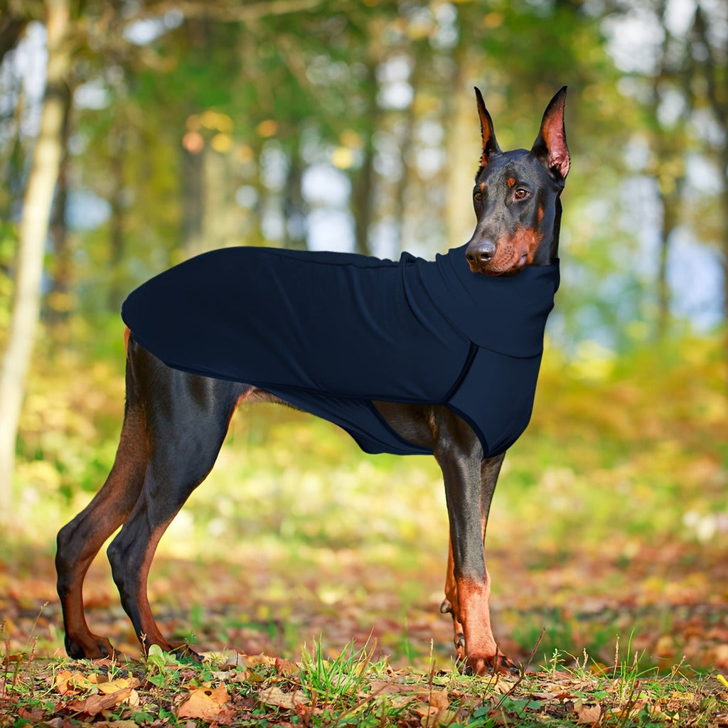High Neck Dog Coat Warm Pullover – 4XL – Solid Color Woven Polyester Pet Jacket, Machine Washable, All-Season Fall & Winter Dog Apparel for Small Medium Large - product image 15
