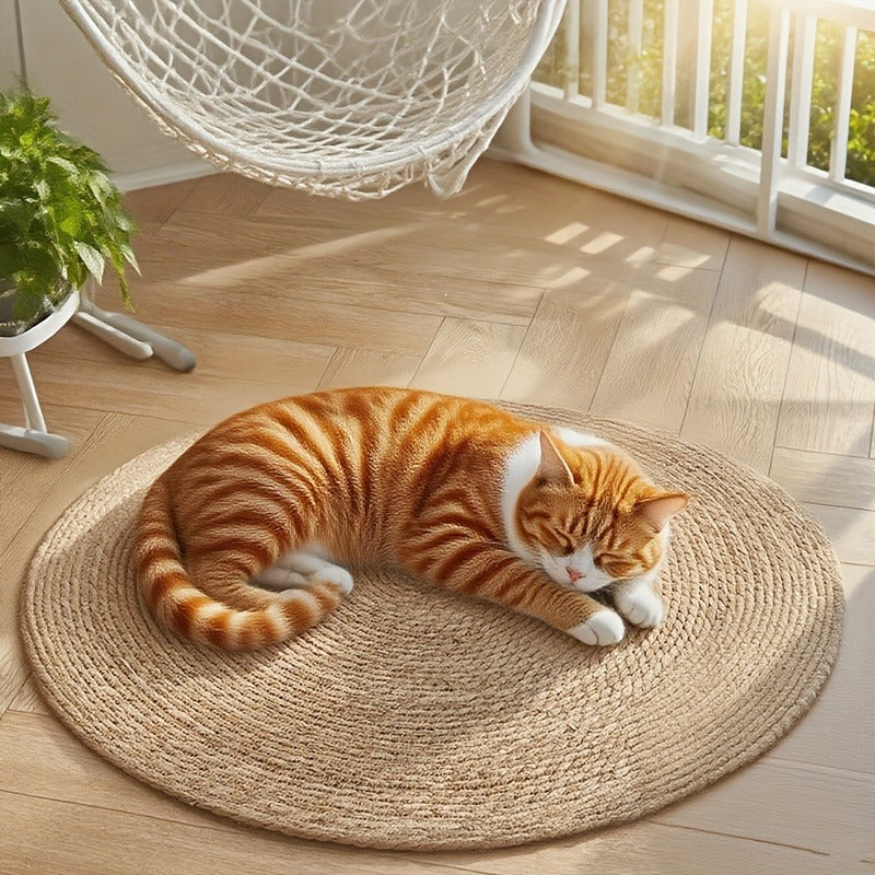 Universal Anti-Scratch Claw Cover for Cats & Dogs, Furniture Protector Pad for Sofa, Couch & Chair, 13.78" or 15.74" Square – Sisal Sofa Protector Cat Scratch - product image 13