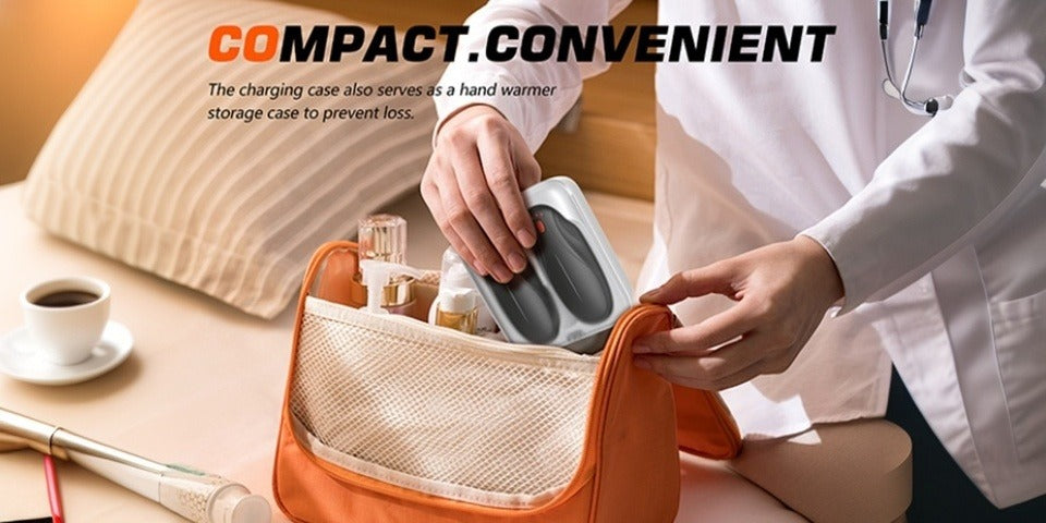 Rechargeable Hand Warmers 2 Pack with Charging Case – Electric Travel-friendly Pocket Heater, Quick Charge, Reusable Heat Packs for Winter Outdoor Camping - product image 12