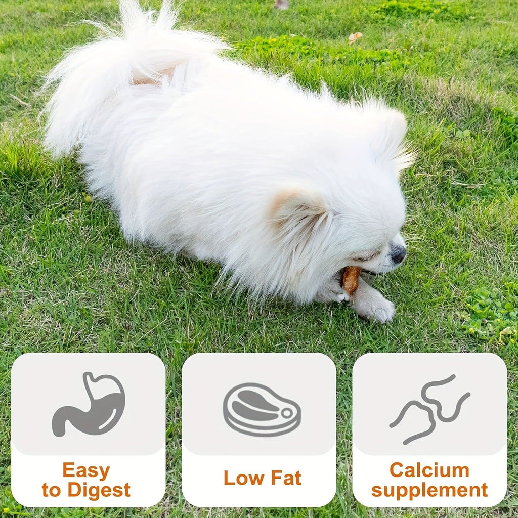 Natural Duck Calcium Bones & Dried Chicken Breast, High Protein Digestible Chewing Rewards for Small Medium Large Dogs, Healthy Training Treats 203g – Duck - product image 9