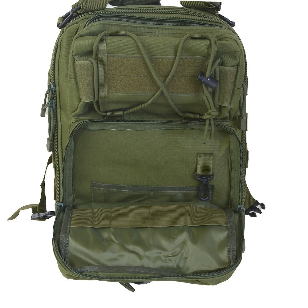 Single Shoulder Crossbody Sling Pack for Hiking, Patrol & Outdoor EDC, Adjustable Strap, Multi-Pocket – Tactical Chest Bag - product image 14