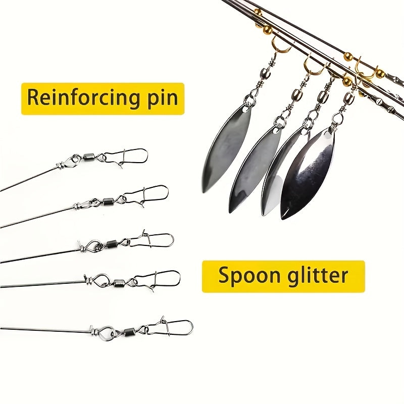 Alabama Umbrella Rig Fishing Lure Set 7 Pack | 5-Arm Multi-Head Bass Lure with Ultralight Tripod Frame, Beginner Friendly Swimbait Rig for Bass Walleye - product image 2