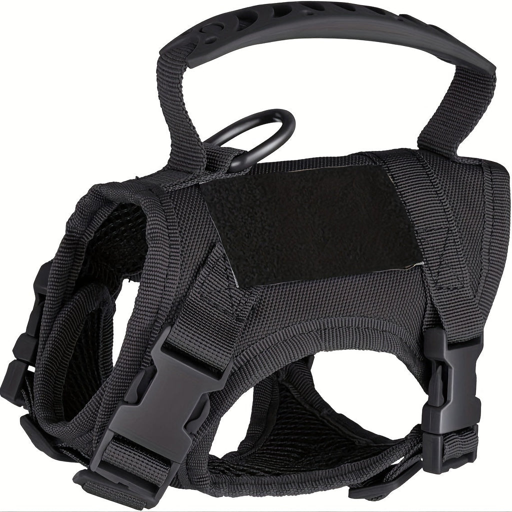 Escape-Proof Training Vest Harness in Black Khaki Red Rose Red Mineral Green & Mixed Colors | Cat Tactical Vest Harness Adjustable 600D Chest Strap for Cats - product image 6