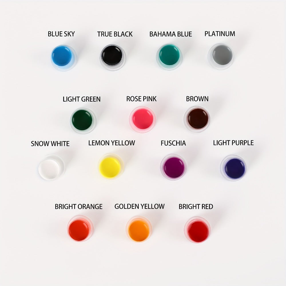 Tattoo Ink Set 14 Colors — EIPTWH 15ml Vivid Pigment Kit, Long-Lasting Skin-Safe Formula, Complete Professional & Beginner Color Palette for Body Art - product image 12