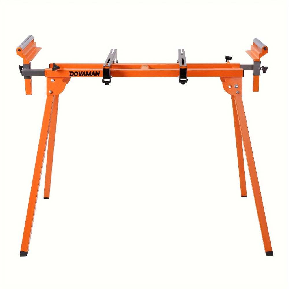 Miter Saw Stand with 78-1/8" Sliding Rail – 3-Step Quick Fold, 22LB Lightweight, 330LB Capacity, Universal Fit for DeWalt Makita Bosch & Most Miter Saw Brands - product image