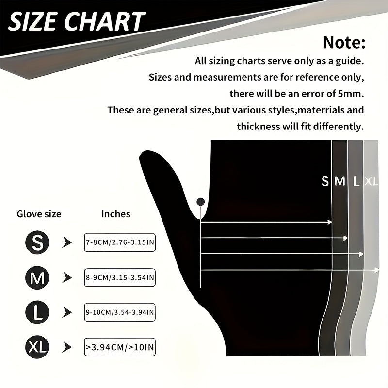 Black Nitrile Disposable Gloves, 200 Count Packaging, 6 Mils Thickness, Flexible and Form-Fitting, Chemical, Grade -Free, Maintenance Team Use