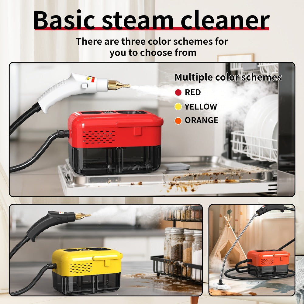 Steam Cleaner Handheld High Pressure Portable | Chemical-Free Deep Clean for Kitchen Grease Range Hood Sofa Tile Grout Car AC Washing Machine | Multi-Surface Steam Cleaning Machine - product image 12