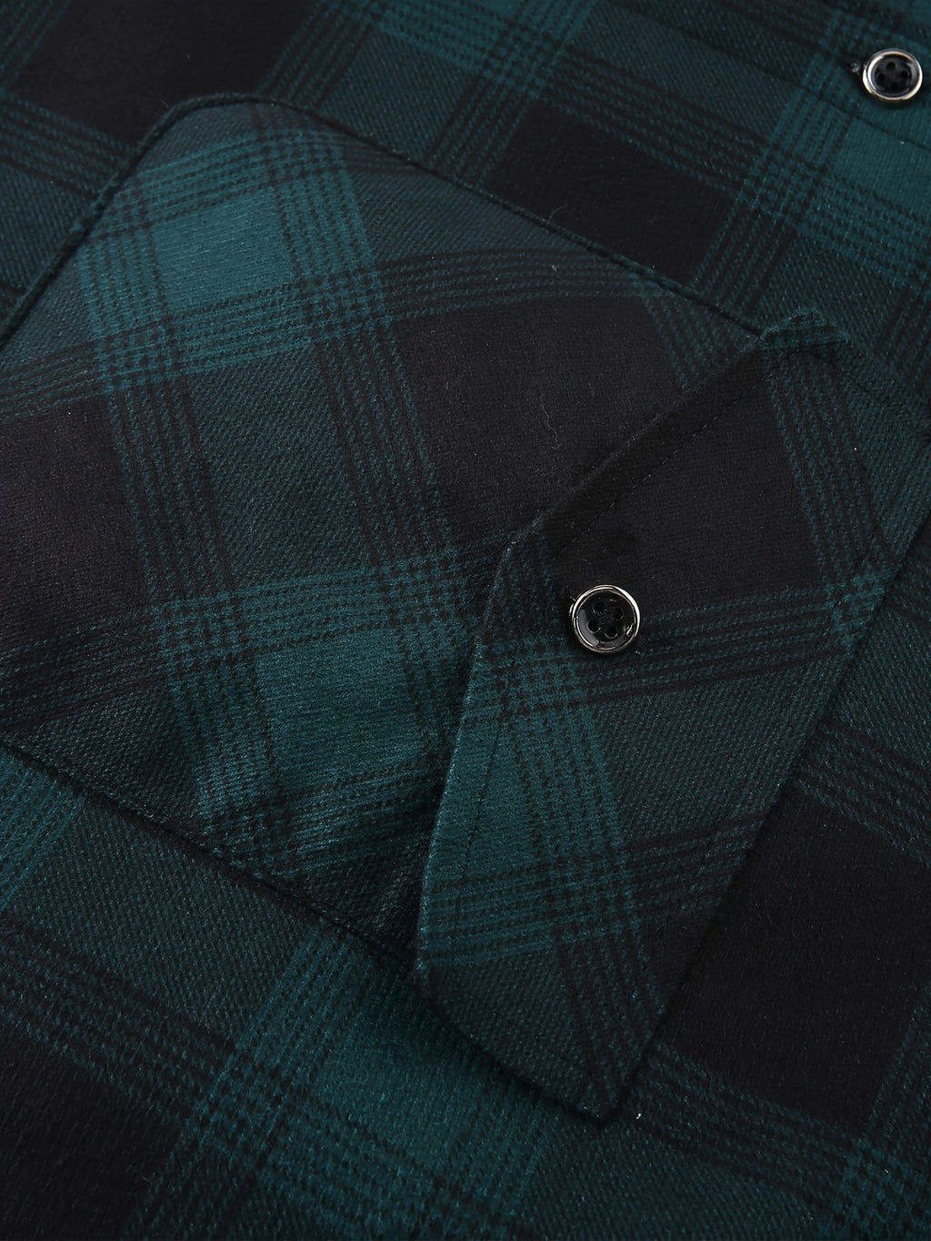 Men's Heavy-Duty Flannel Jacket - Thermal Insulated Hooded Coat with Front Pockets, Blue Black Plaid Work Jacket for Logging, Winter Outdoor Jobs, Construction - product image 21