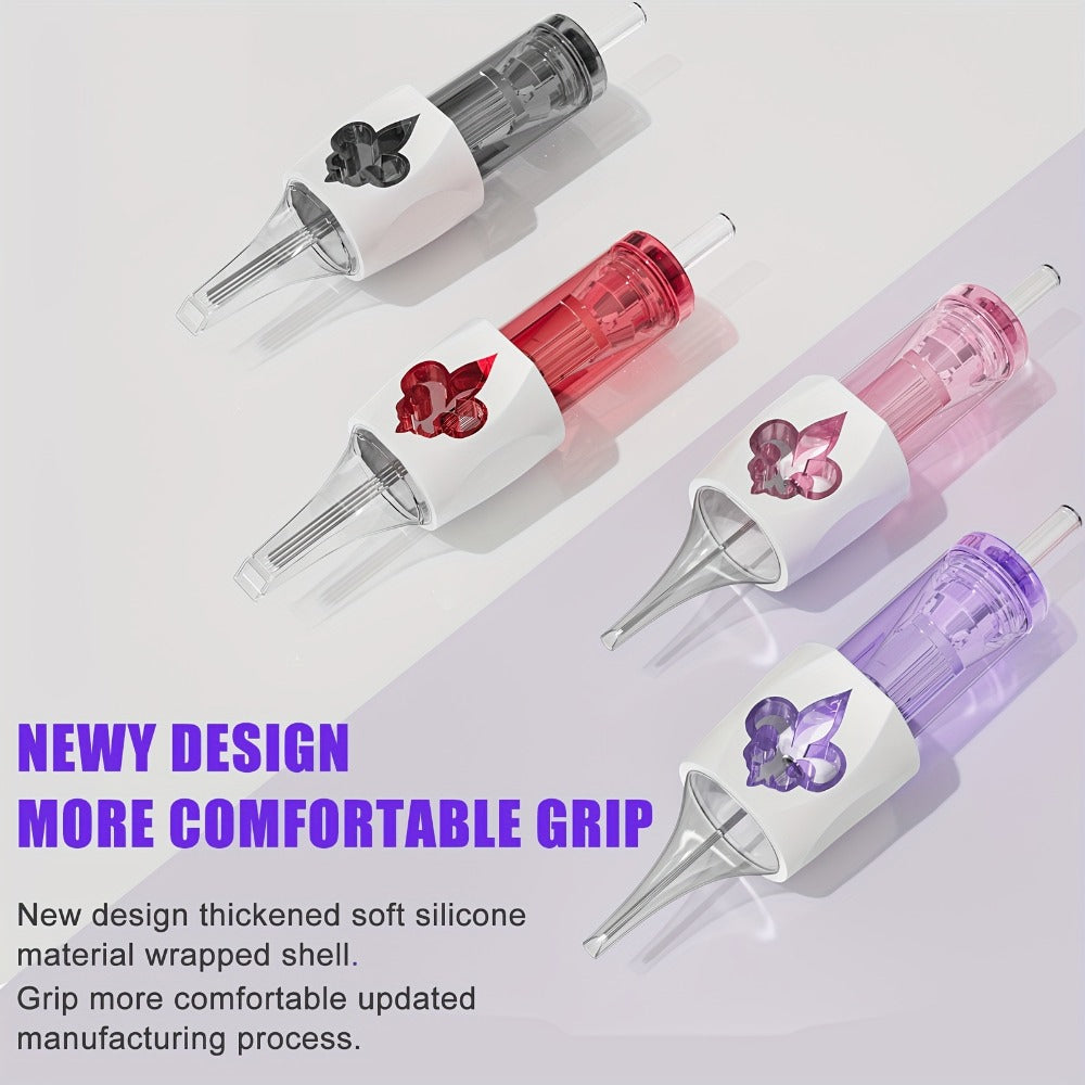 #12 Standard Tattoo Cartridge Needles RL RS RM M1 Mixed Set Round Liner Shader Curved Magnum Disposable Assorted Sizes for Tattoo Machines 20/50pcs - product image 8