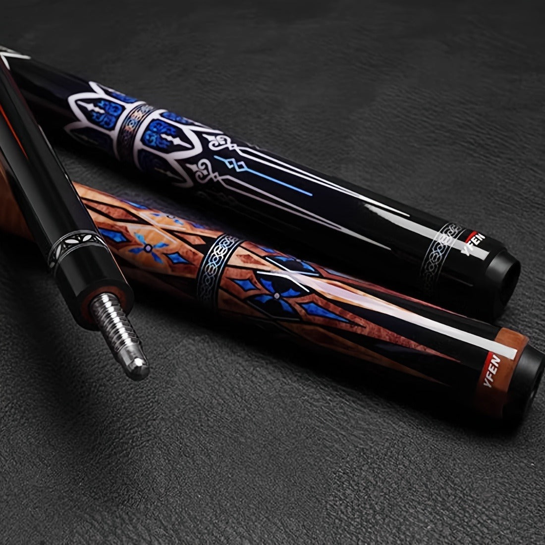Carbon Fiber Pool Cue Stick 12.5mm Low Deflection Professional Billiard Cue with Extension Canadian Maple Wavy Pin Wrapless Design Dent-Resistant Shaft for - product image 13