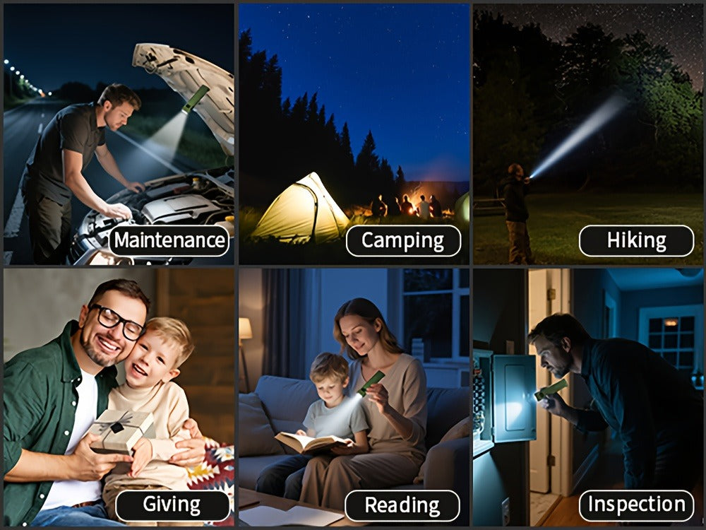 Magnetic LED Flashlight 9 Modes UV Side Light Digital Display 1500mAh Rechargeable Aluminum Torch for Home Emergency Camping - product image 13