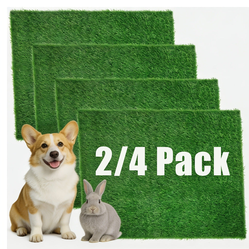 Dog Potty Training Grass Mat | 2 Pack Washable Artificial Turf Pad with Odor Control & Drainage, Reusable Indoor Outdoor Pet Pee Mat for Puppies & Adult Dogs - product image 10