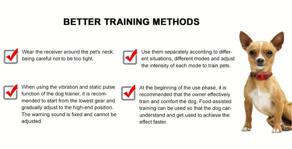 Rechargeable Dog Training Collar with Sound, Vibration & Shock Modes, 500m Range for Small Medium Large Dogs (Red & Black) – Bark Control Collar with Remote - product image 13