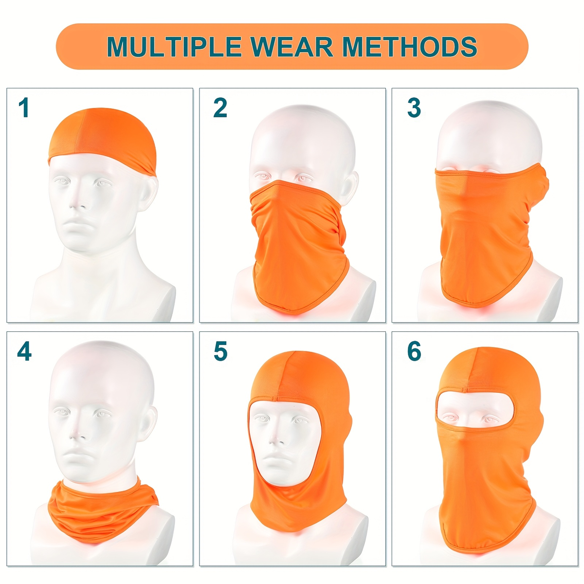 Balaclava Mask Bulk 30 Pack UPF Sun Protection – Full Face & Neck Coverage, Breathable Polyester, Multi-Color for Skiing, Snowboarding, Motorcycling, Hiking (Men & Women)