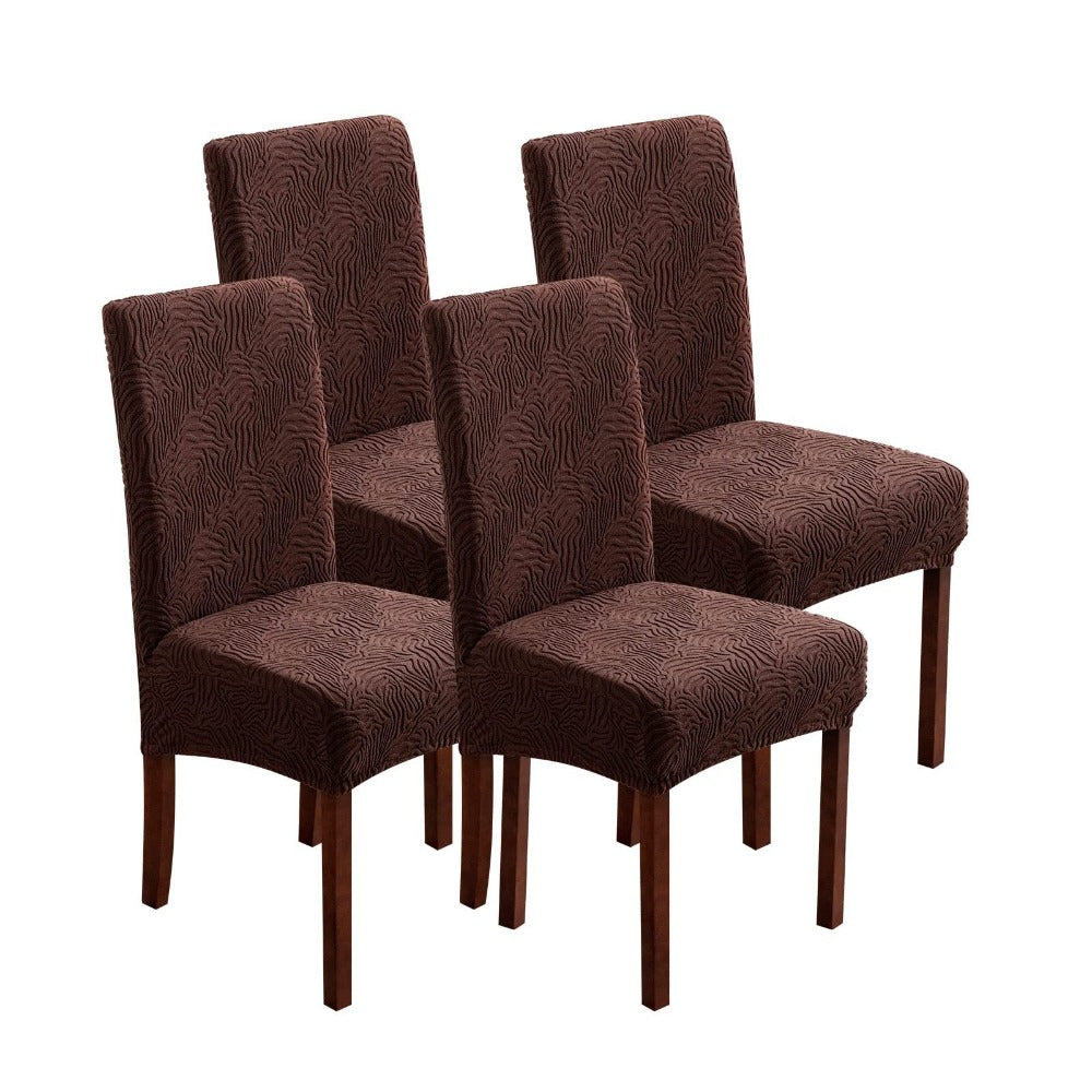 Dining Chair Covers Stretch Jacquard Slipcovers Removable Washable Chair Protector for Kitchen Hotel Restaurant Set of 4 or 6 - product image 28