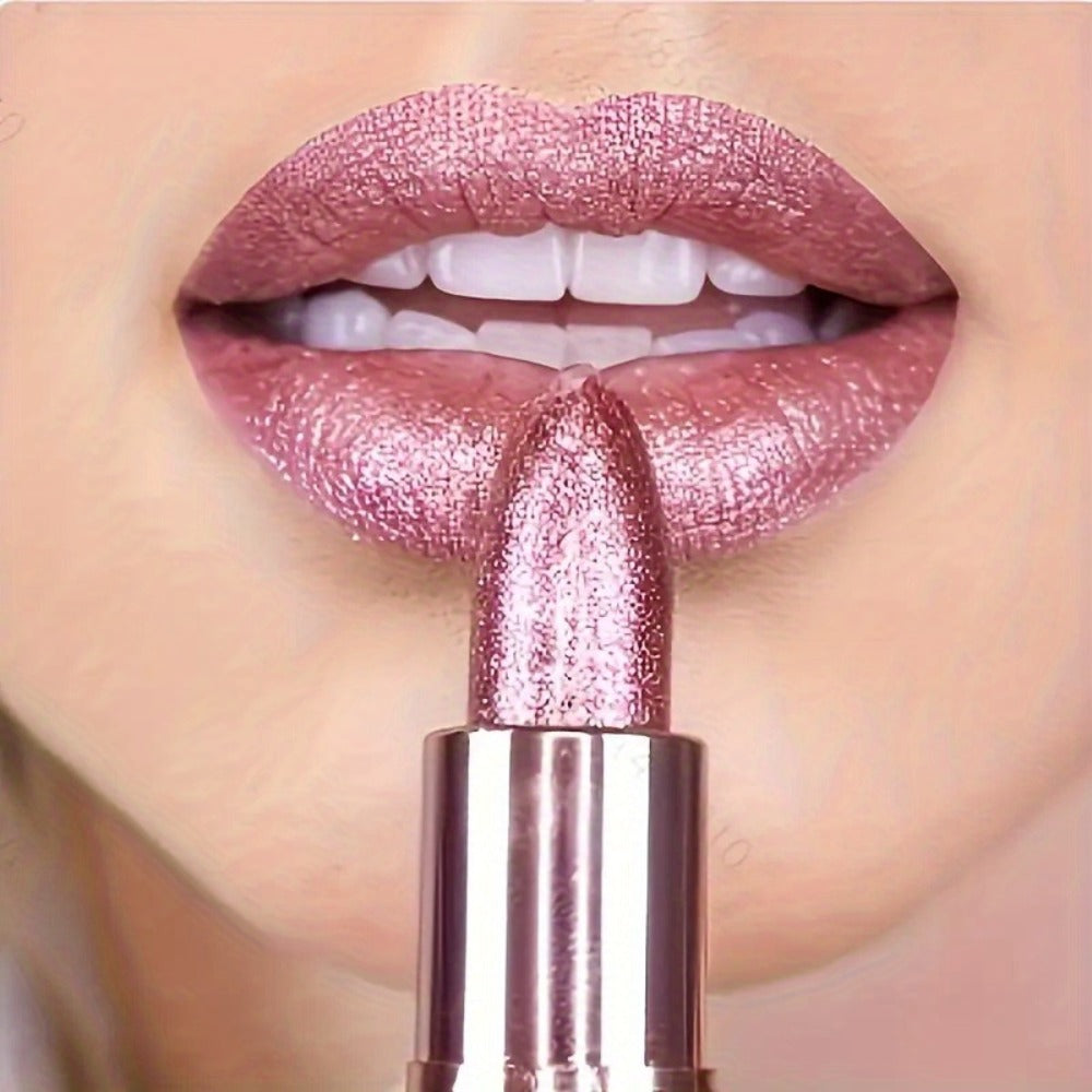 Shimmer Lipstick Set 2 Piece — Starry Sky High Gloss Waterproof Moisturizing Lip Color, Long-Lasting Durable Glossy Shiny Lips Makeup for Women, Perfect Beauty Gift for Her - product image 9