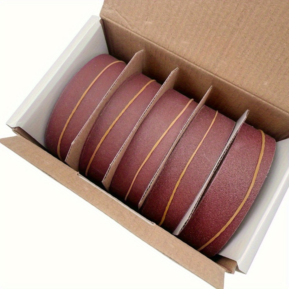 Sandpaper Roll with Dispenser, Aluminum Oxide Multi-Grit Emery Cloth 80-600, 4/5/6 Piece Set, 236 Inch for Wood Metal Glass Woodworking Sanding Blocks DIY - product image 6