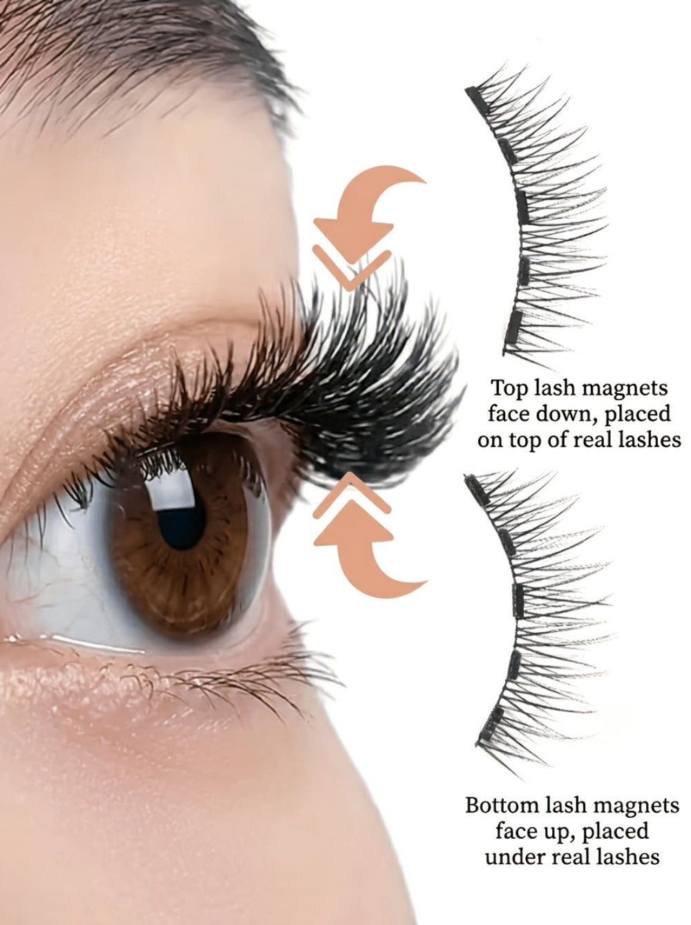Reusable Magnetic False Lashes 8Pcs No Glue Double Strip Set with Applicator & Tweezers – Natural Everyday Makeup Look for Women, Daily Wear, Parties, Travel & Mom Gift - product image 15
