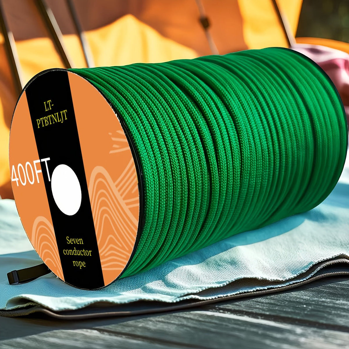 Paracord Tent Rope 7-Core Multi-Purpose Outdoor Rope – Sturdy Vivid Design – 100ft / 164ft / 328ft Camping Guy Line, Tent Tie-Down, Hanging Rope, Bracelet - product image 15