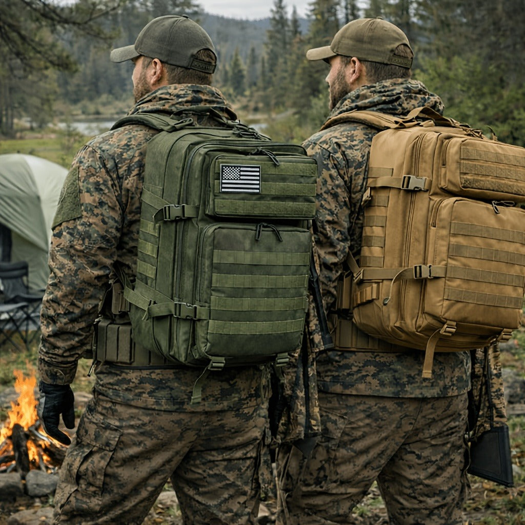 Tactical Backpack 45L | Military Rucksack for Men Women Hiking Camping Emergency 3-Day Bug Out Bag