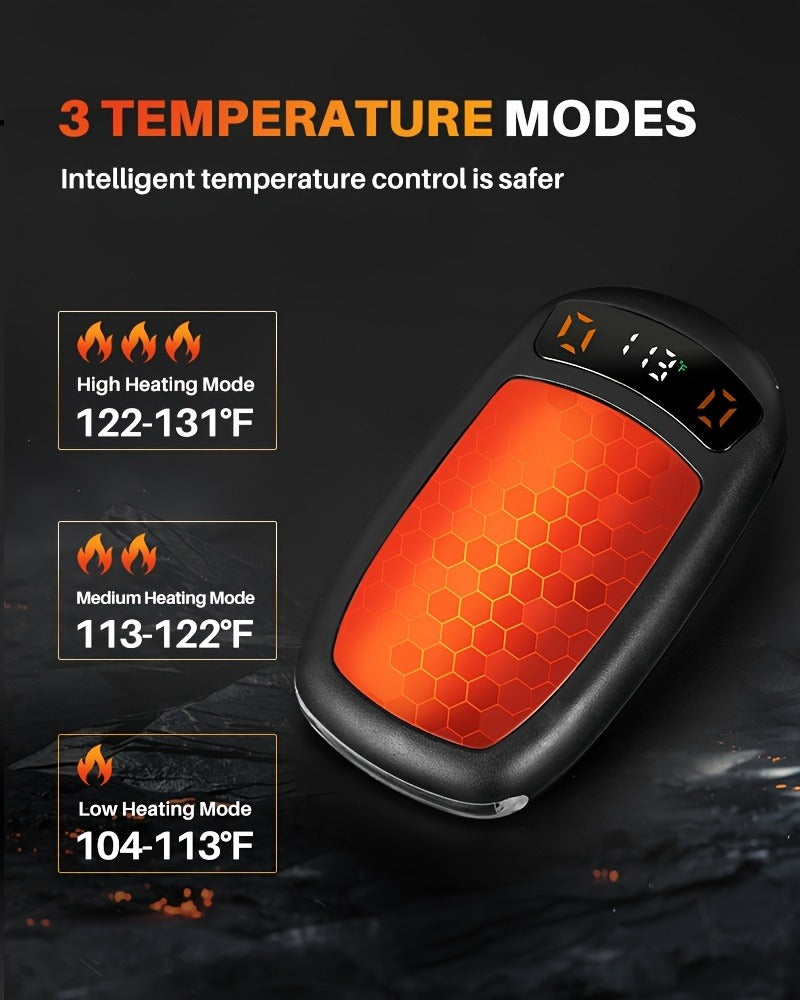 Rechargeable Hand Warmers with COB Light 2 Pack | Magnetic USB Electric Pocket Hand Warmer 12 Hours Heat | Carry-along Reusable Handwarmer for Camping Hiking - product image 13