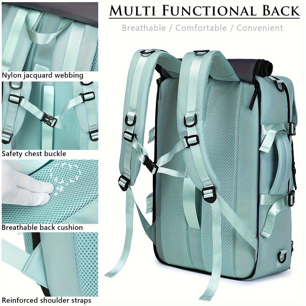 Waterproof Soft Shell Daypack for Men & Women, Multi-Functional Travel Rucksack for Business, College & Daily Commute, Multiple Colors Available – Large - product image 23