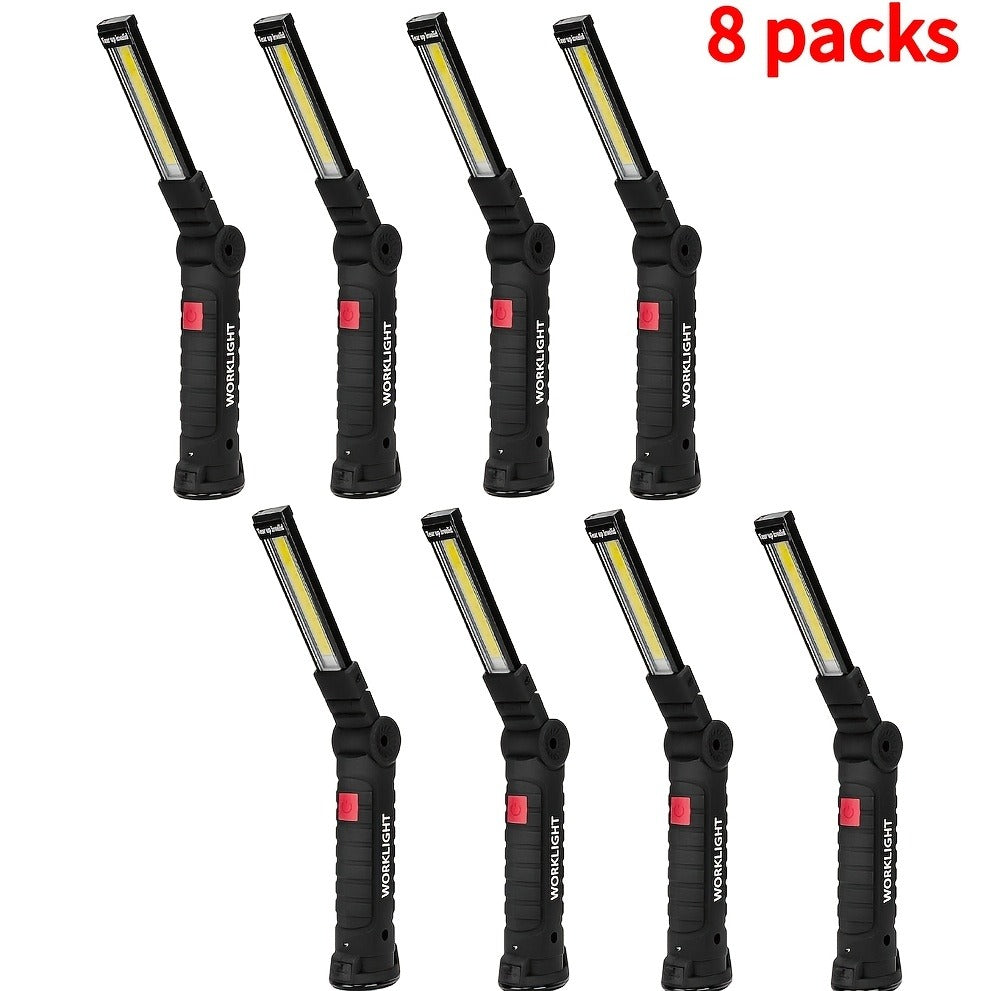 10 Pack – COB LED Work Light, 1000 Lumen Rechargeable Portable Hanging Camp Lamp with Built-In Battery, 200M Range for Camping, Yard, Party & Vehicle - product image 18