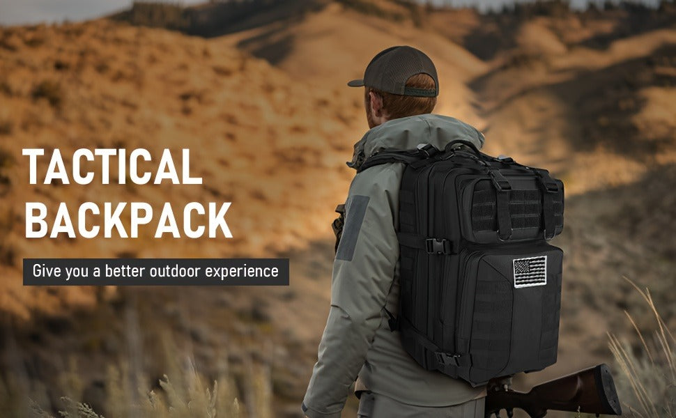 Large Capacity Molle Rucksack for Camping, Hiking, Hunting, Fishing & Travel, Unisex with Multiple Color Options | Tactical Military Backpack 50L - product image 24