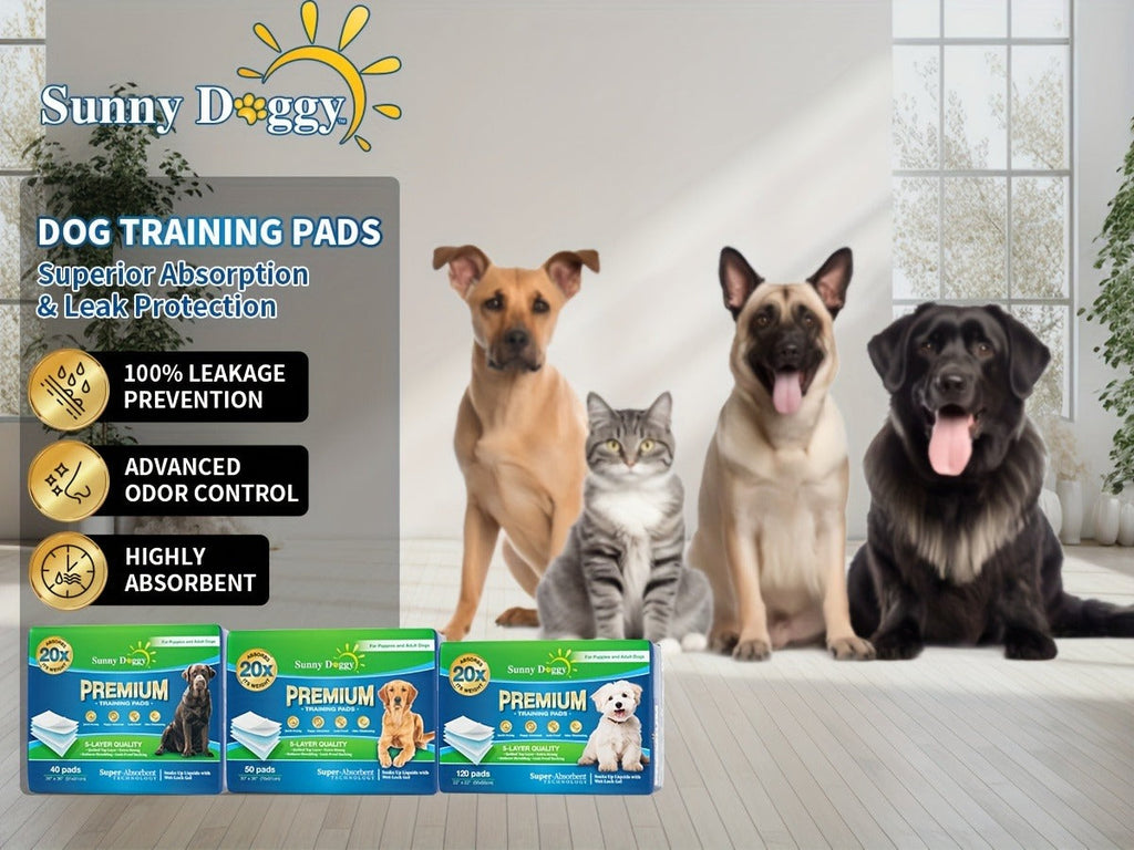 Super Absorbent Leak-Proof Potty Pads with Odor Control, Housebreaking Training Pads for Dogs, 240 Count, 22"x22" 30"x36" 36"x36" | Disposable Dog Pee Pads for - product image 10
