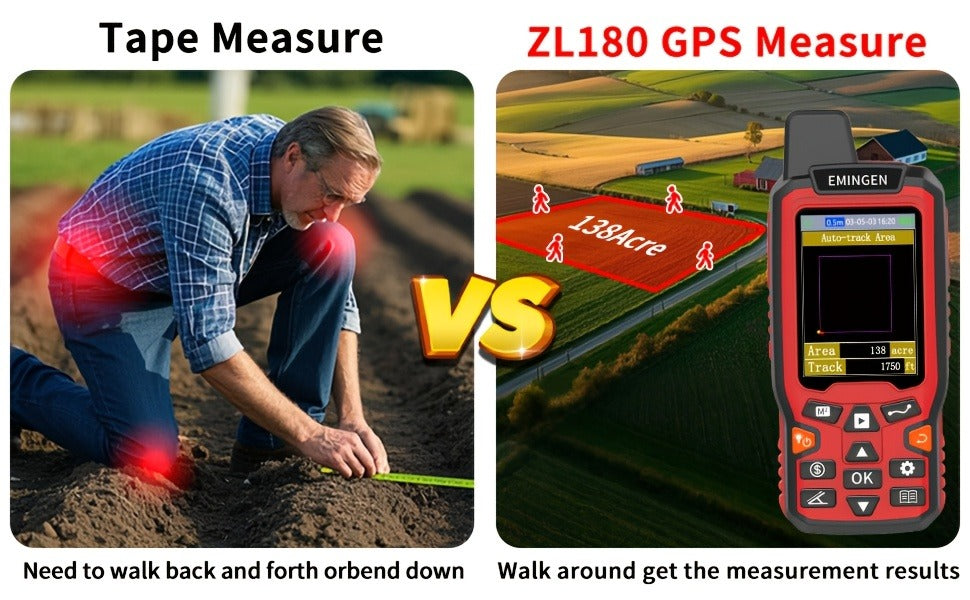 Handheld GPS Land Surveying Equipment | ZL180 | High-Precision 2.4" LCD Area Measuring Tool for Farmland, Forest, Ranch & Mining - product image 13
