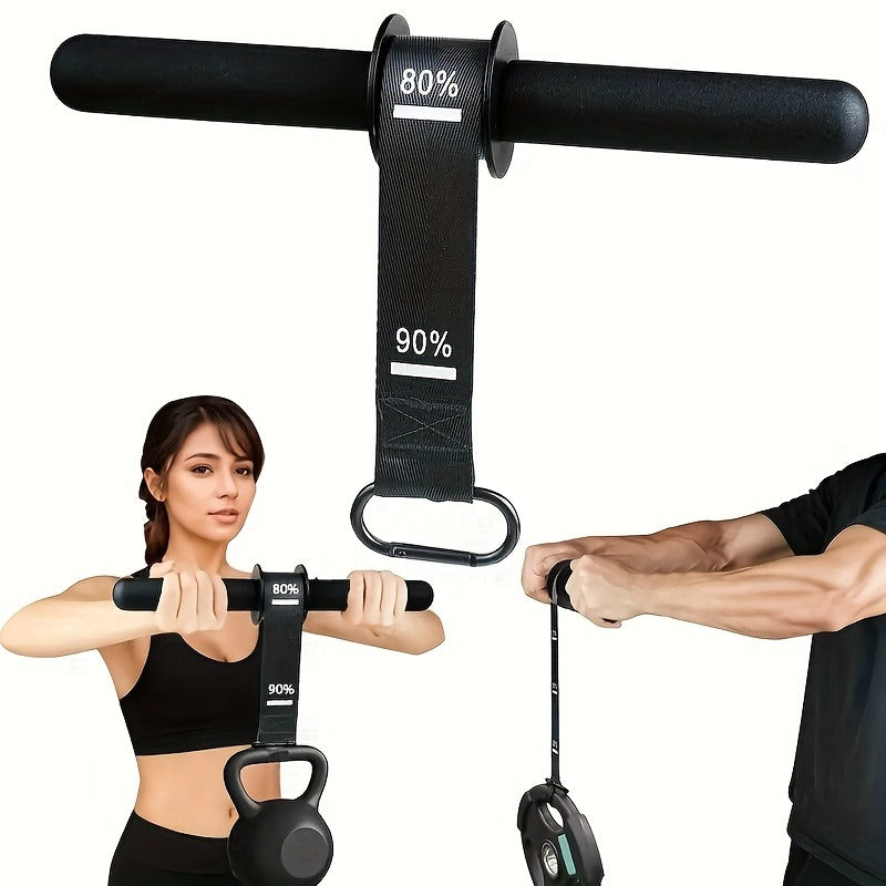 Arm Strength Trainer U-Shaped Spring Resistance Bar – Carry-along Home Gym Chest Expander & Forearm Strengthener with 2-Level Adjustable Resistance Bands - product image 17