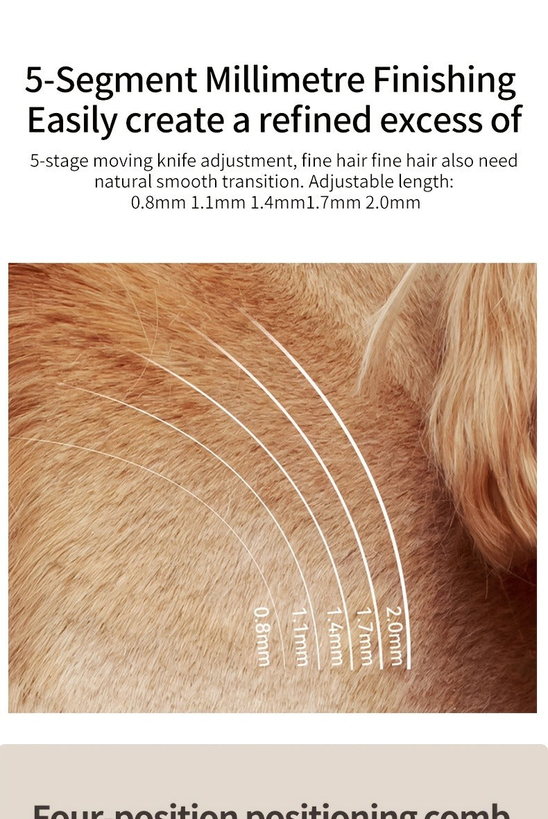 Pet Grooming Clippers Rechargeable with LED Display | Cordless Electric Dog Cat Hair Clipper, Detachable Blades 4 Guide Combs Low Noise, Professional Wireless - product image 19