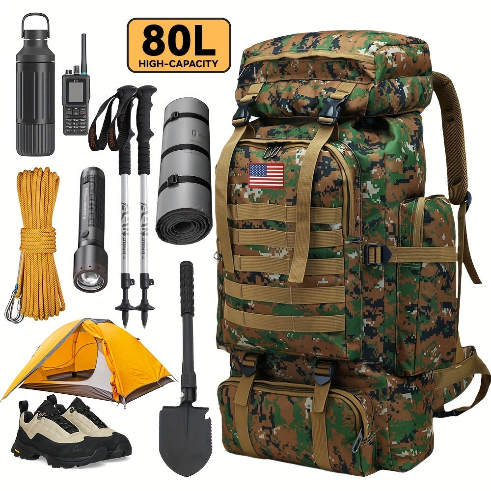 Lightweight Packable Hiking Backpack 21L, Multi-Compartment Camping Rucksack with Adjustable Straps, Waterproof Outdoor Daypack for Camping, Trekking & Travel - product image 23