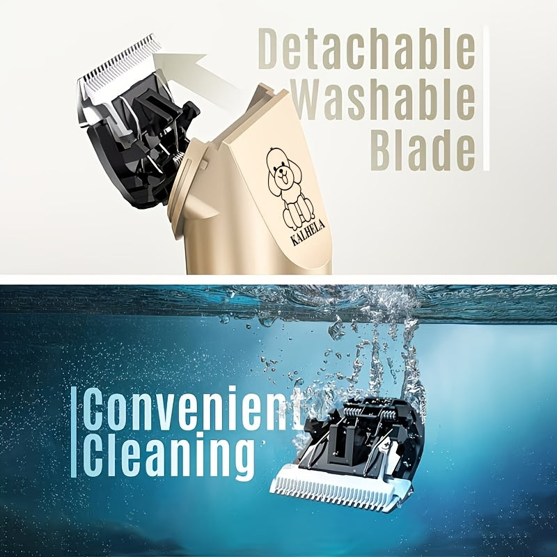 Pet Hair Trimmer USB Rechargeable Wireless Clipper for Dogs & Cats | Low Noise Electric Grooming Scissors, Lithium Battery, Home & Salon Use, Safe Low Voltage - product image 6
