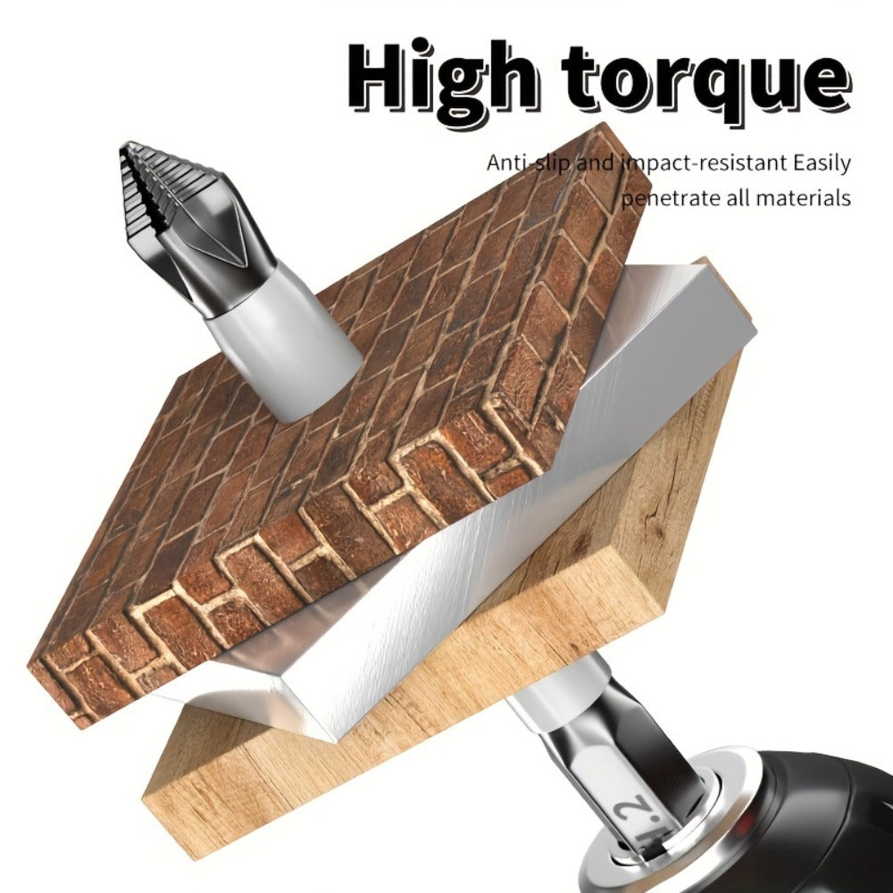 Magnetic Screwdriver Bits Set 6pcs, Phillips Cross Drill Bits with High-Strength Impact Resistance & Non-Slip Design, Electric Screwdriver Bit Kit 25 50 65 70 90 150mm for Power Dr - product image 7