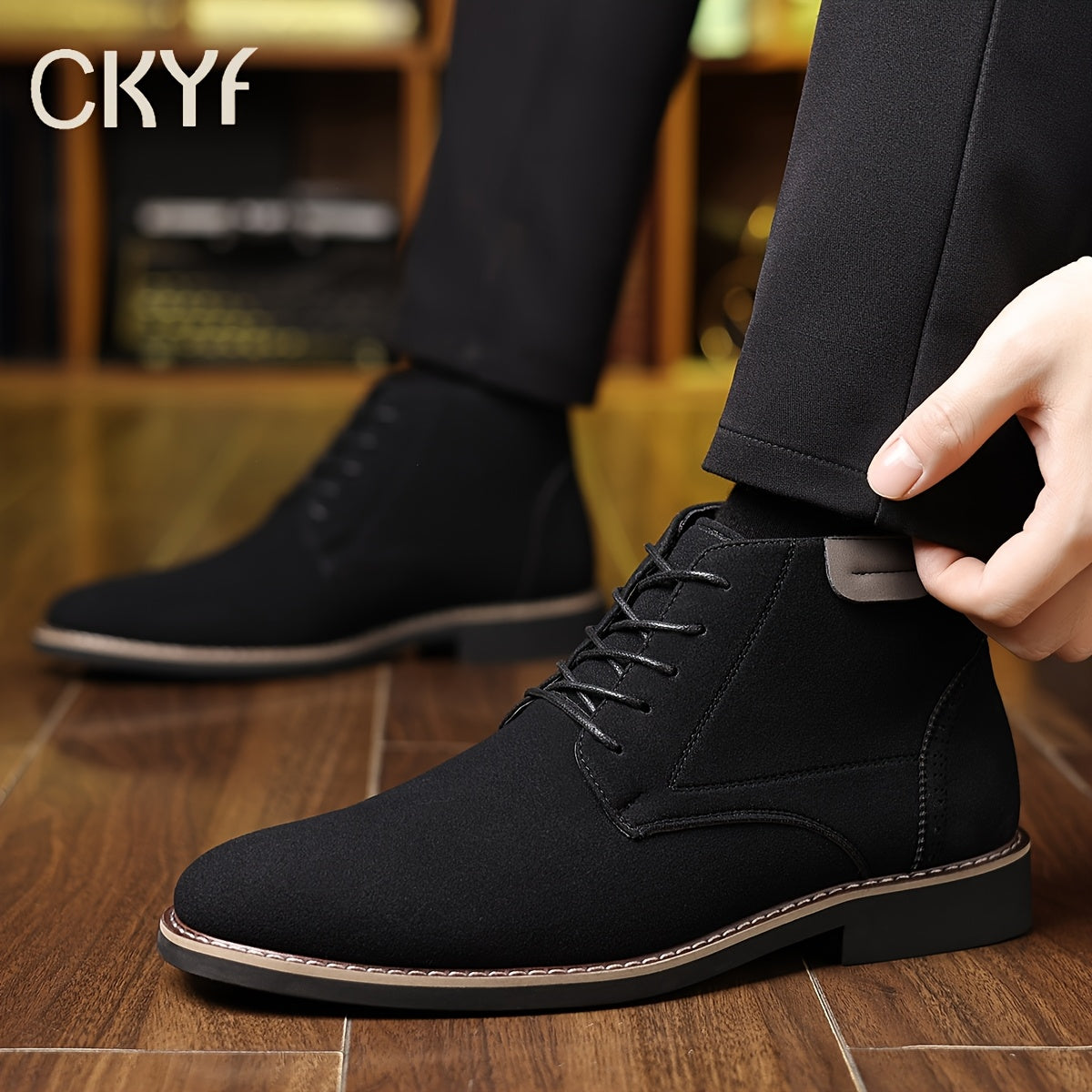 15008 British Style Frosted Short Boots - product image 6