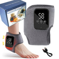 Foot Massager Electric Heated Ankle Wrap | 3 Heat Levels 3 Vibration Modes Touch Screen Timer | Relieves Ankle Pain Plantar Fasciitis Arthritis Muscle Fatigue | Fits Left & Right F - product image 16
