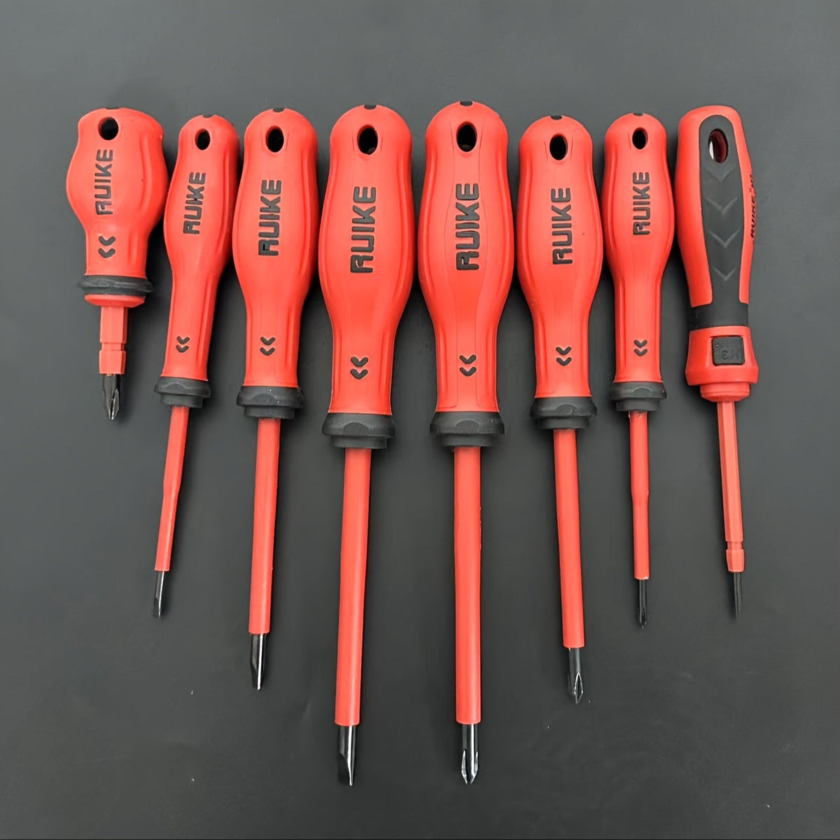 Magnetic Screwdriver Set 8pcs, 4 Slotted & 4 Phillips Non-Slip Handle Precision Screwdrivers, Manual Hand Tool Kit for Electronics, Furniture, Appliances, Car Repair & DIY Projects - product image 11