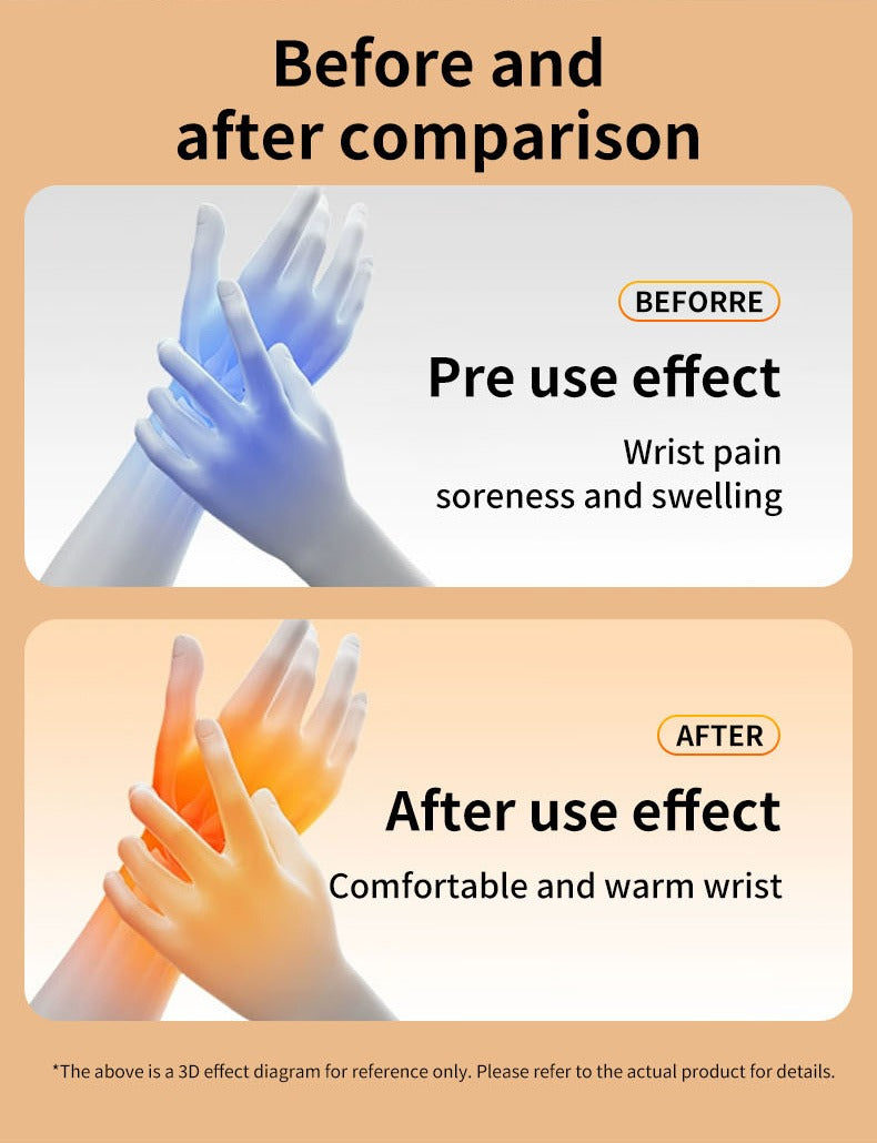 Hand Massager with Heat Vibration Wrist Guard Carpal Tunnel Relief for Everyday Use - product image 7