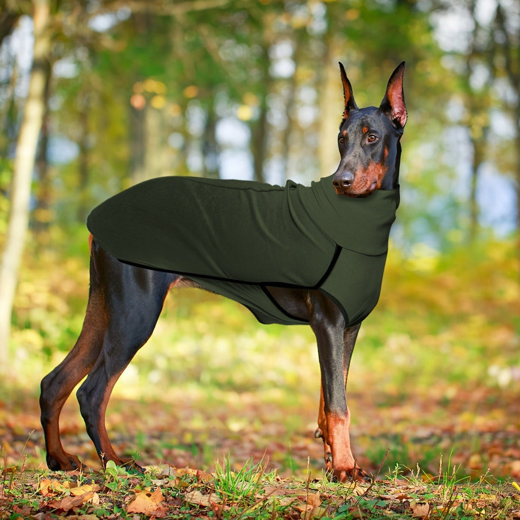 High Neck Dog Coat Warm Pullover – 4XL – Solid Color Woven Polyester Pet Jacket, Machine Washable, All-Season Fall & Winter Dog Apparel for Small Medium Large - product image 18