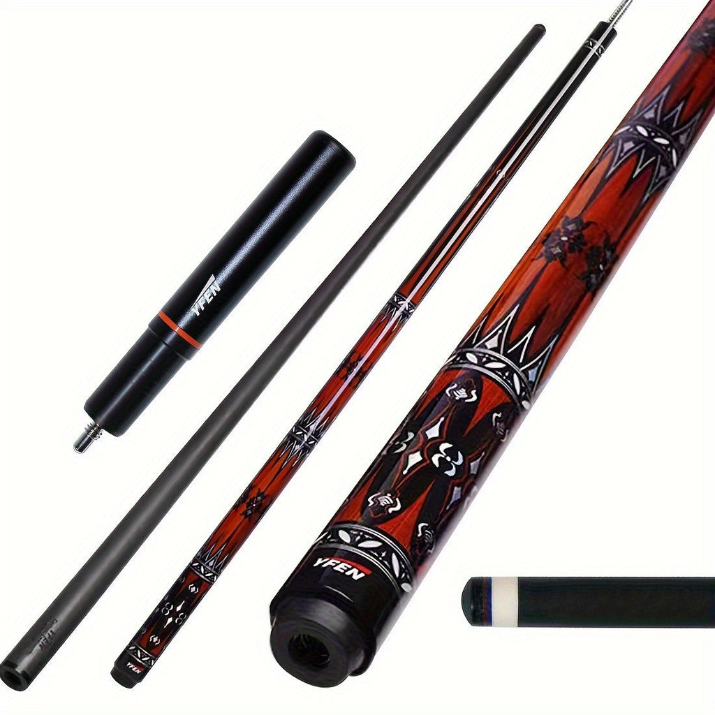 Carbon Fiber Pool Cue Stick 12.5mm Low Deflection Professional Billiard Cue with Extension Canadian Maple Wavy Pin Wrapless Design Dent-Resistant Shaft for - product image 15