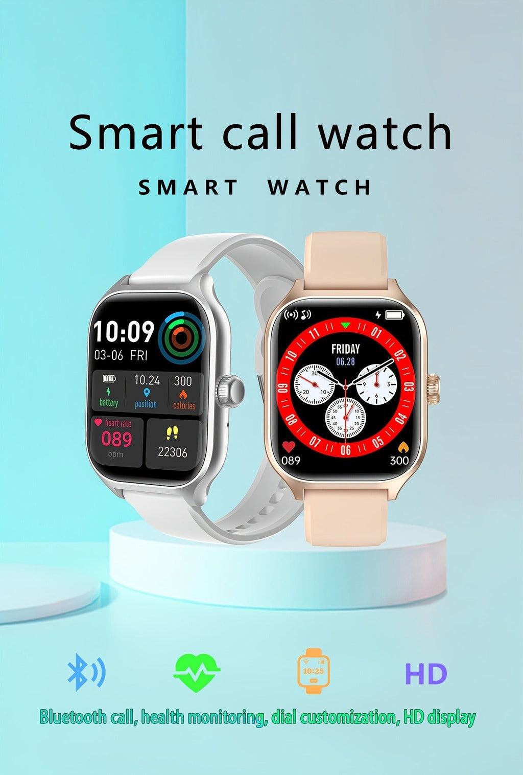 Smart Watch with Calling 1.83 Inch Touch Screen 100 Fitness Functions for Everyday Use - product image 14
