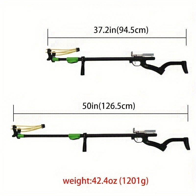 Telescopic Tactical Slingshot | Adjustable Length for Hunting Fishing Outdoor | Heavy-Duty Metal Long Pole Hunting Slingshot with Shoulder Stock for Adults - product image 14