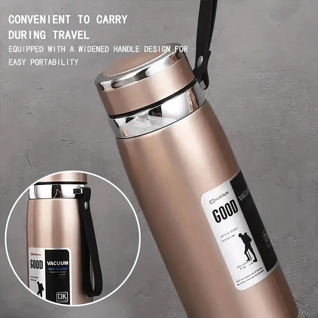 Double Wall Vacuum Flask with Leak-Proof Lid, Wide Mouth, Keeps Drinks Hot & Cold All Day for Camping, Hiking & Travel – Insulated Water Bottle 1000ml 316 - product image 16