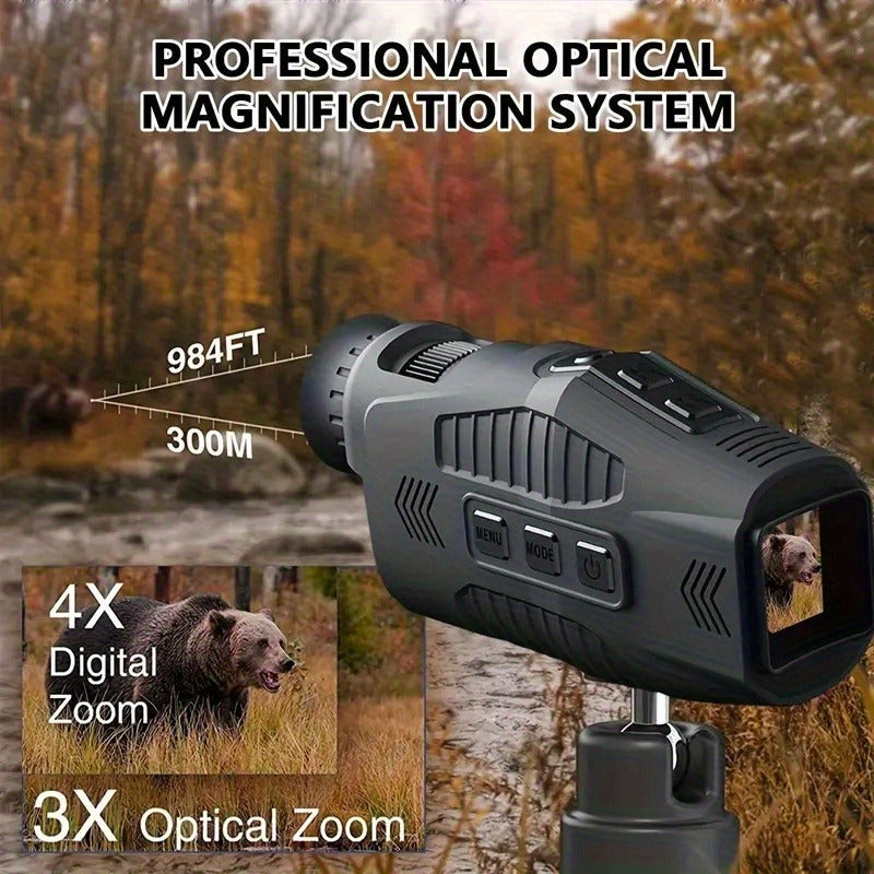 Infrared Night Vision Monocular – HD 1080P / 4K Ultra HD – USB Rechargeable Digital Night Vision Scope – 8x28mm Telescope Camera for Hunting Camping Wildlife - product image 16